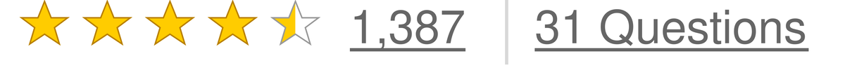 BPC-157 rated 4.5 out of 5 stars, 1,387 ratings, 31 questions