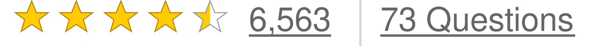 Epitalon rated 4.5 out of 5 stars, 6,563 ratings, 73 questions