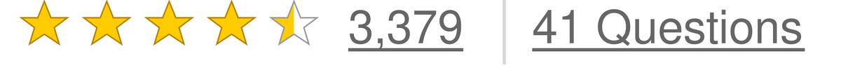 MOTS-c rated 4.5 out of 5 stars, 3,379 ratings, 41 questions