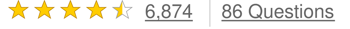 Semaglutide rated 4.5 out of 5 stars, 6,874 ratings, 86 questions